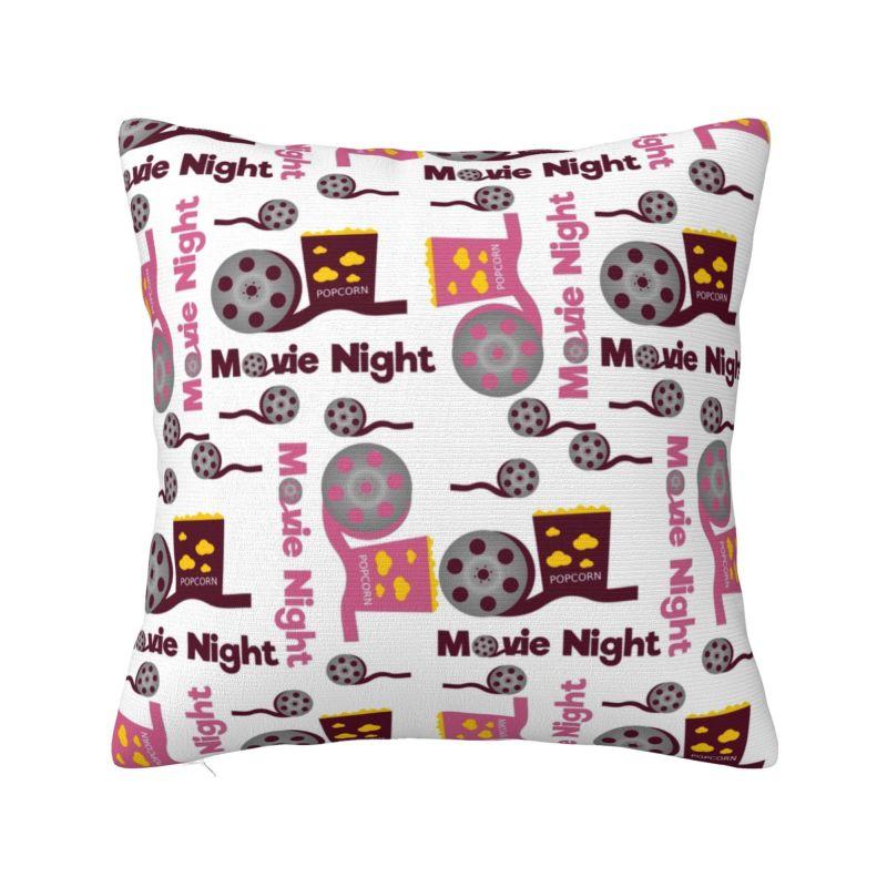 Custom Vintage Movie Tickets Luxury Throw Pillow Cover Decoration Theater Sofa Cushion