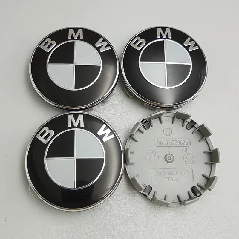 4Pcs/Set 68MM For BMW M Logo X1 X2 X3 X4 X5 X6 F48 G01 E84 E83 Car Wheel Center Cap Hub Covers Badge Styling Accessories