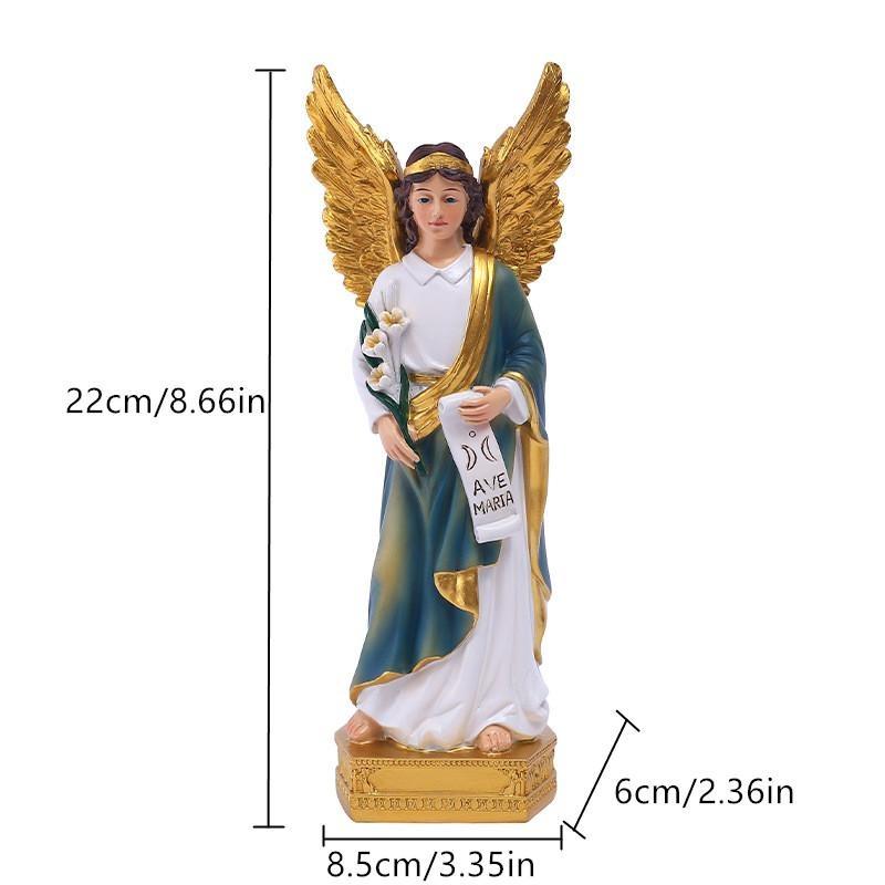 Классическая статуя ангела Сен-Рафаэля Санкт-Галлена, украшения, рождественский подарок, изделия из смолы