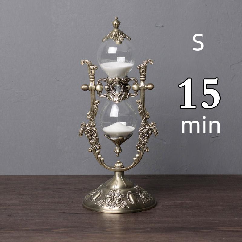 Песочные часы таймер украшения для дома украшения металлические поделки подарки на день рождения