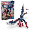 LEGO Super Heroes New Captain America Figure Toy Present Birthday Block Christmas Boys Girls Children 8 Years Old 9 Years Old 10 Years Old Elementary