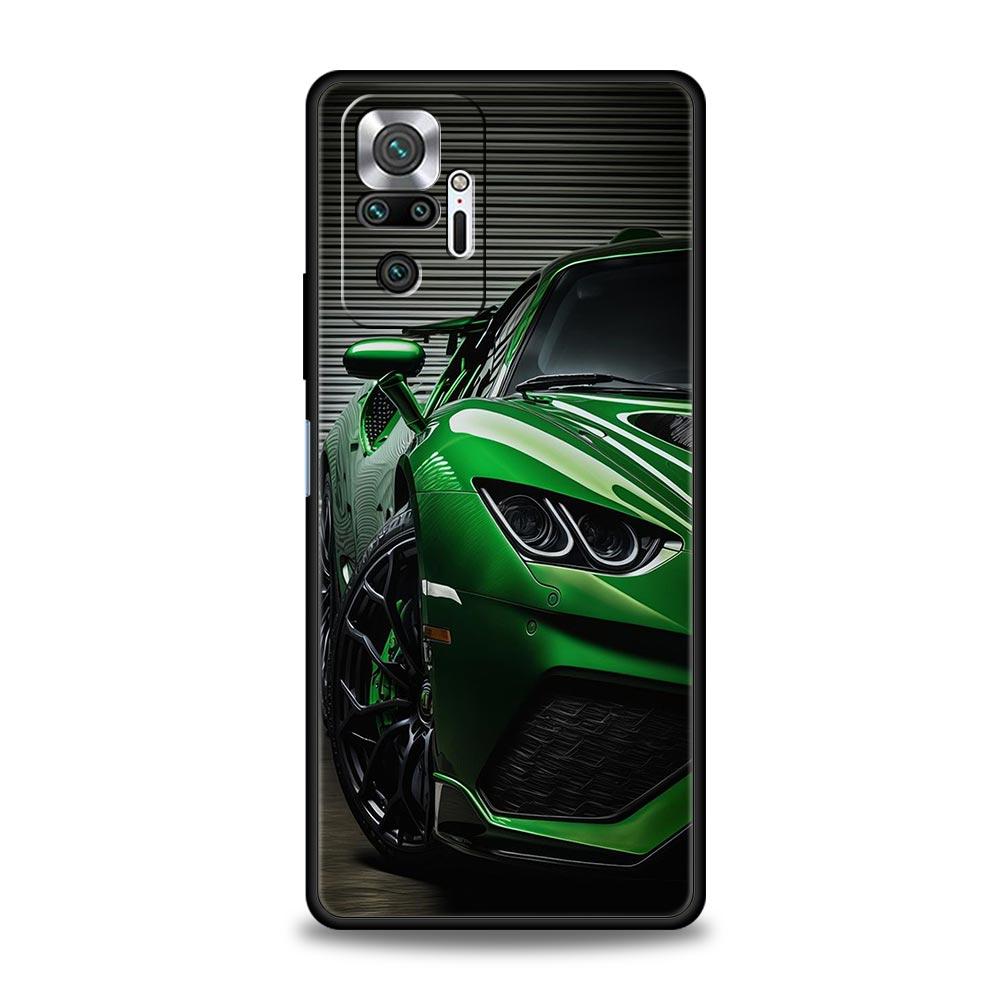 Супер Спортивный Чехол для Телефона Super Car для Xiaomi Redmi Note 13 12 5G 11 10 Pro Plus 4G 9S 9 8 7 9T 13C 12C 10C 9C 9A Мягкий Силиконовый Чехол