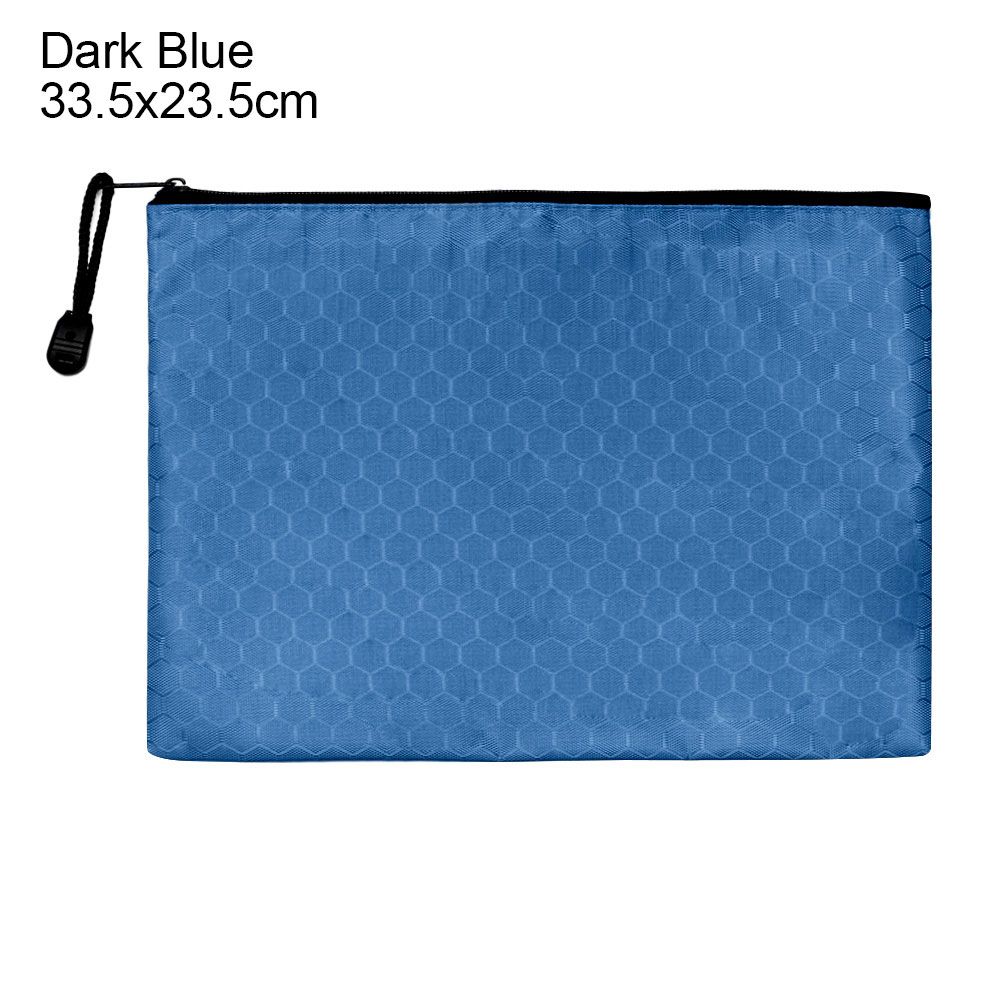 Bag Test Paper Storage Bag Information Bag Waterproof Pen Bag Document Bag Zipper Pencil Case