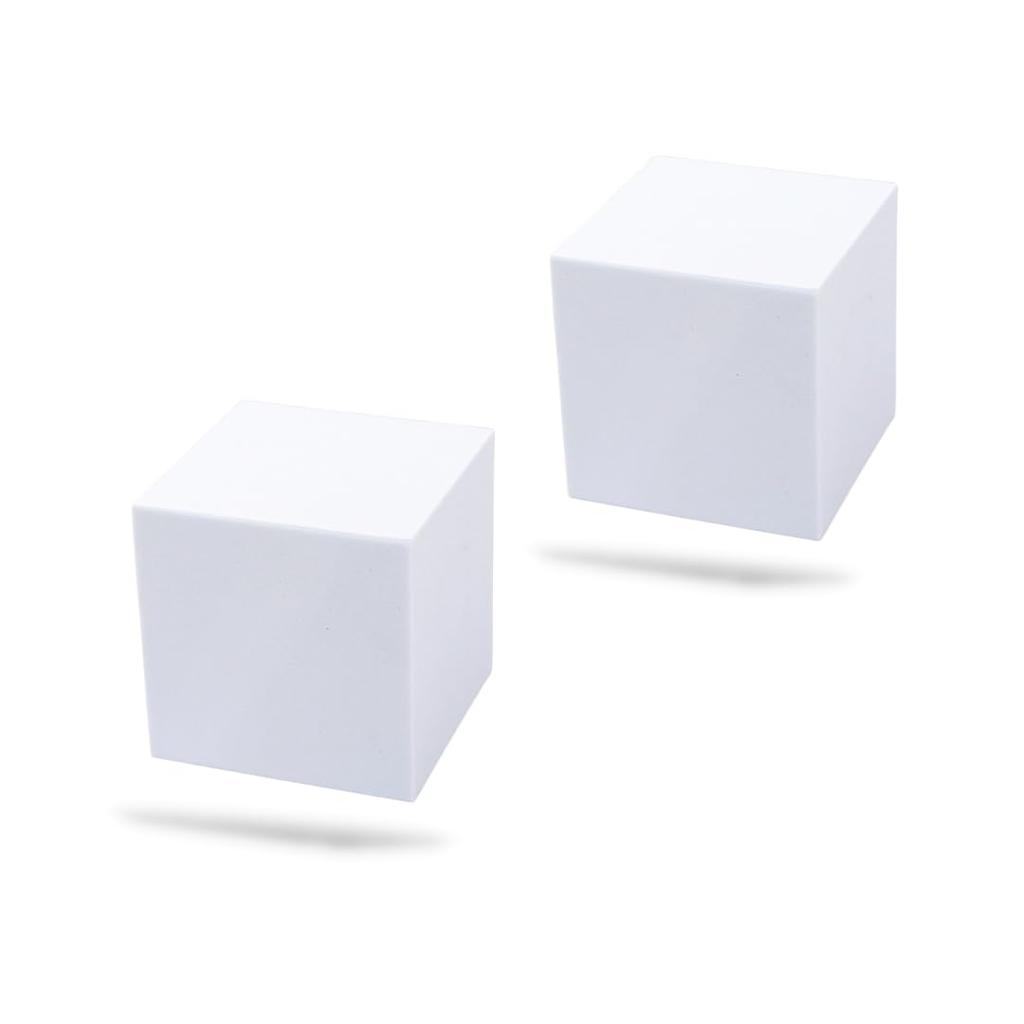 RegiPro B Photography Cube Set of Photography 8 X 8 X 8 Cm Pedestal, Type, 2, Props, Cosmetics, Accessories, White,