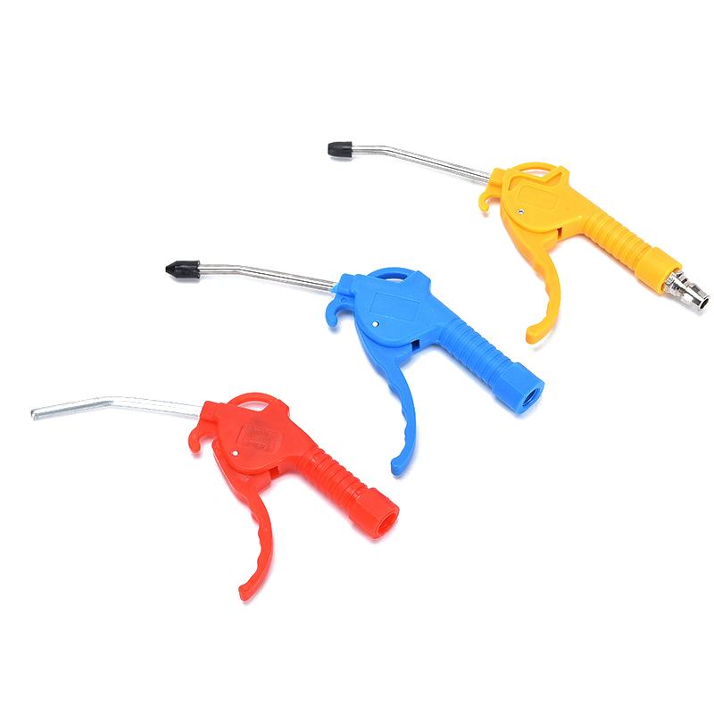 1Pc Pneumatic Hardware Tool High Pressure Dust Removal Gun Blowing Air Soot Blowing Gun Air Pump Extended Nozzles