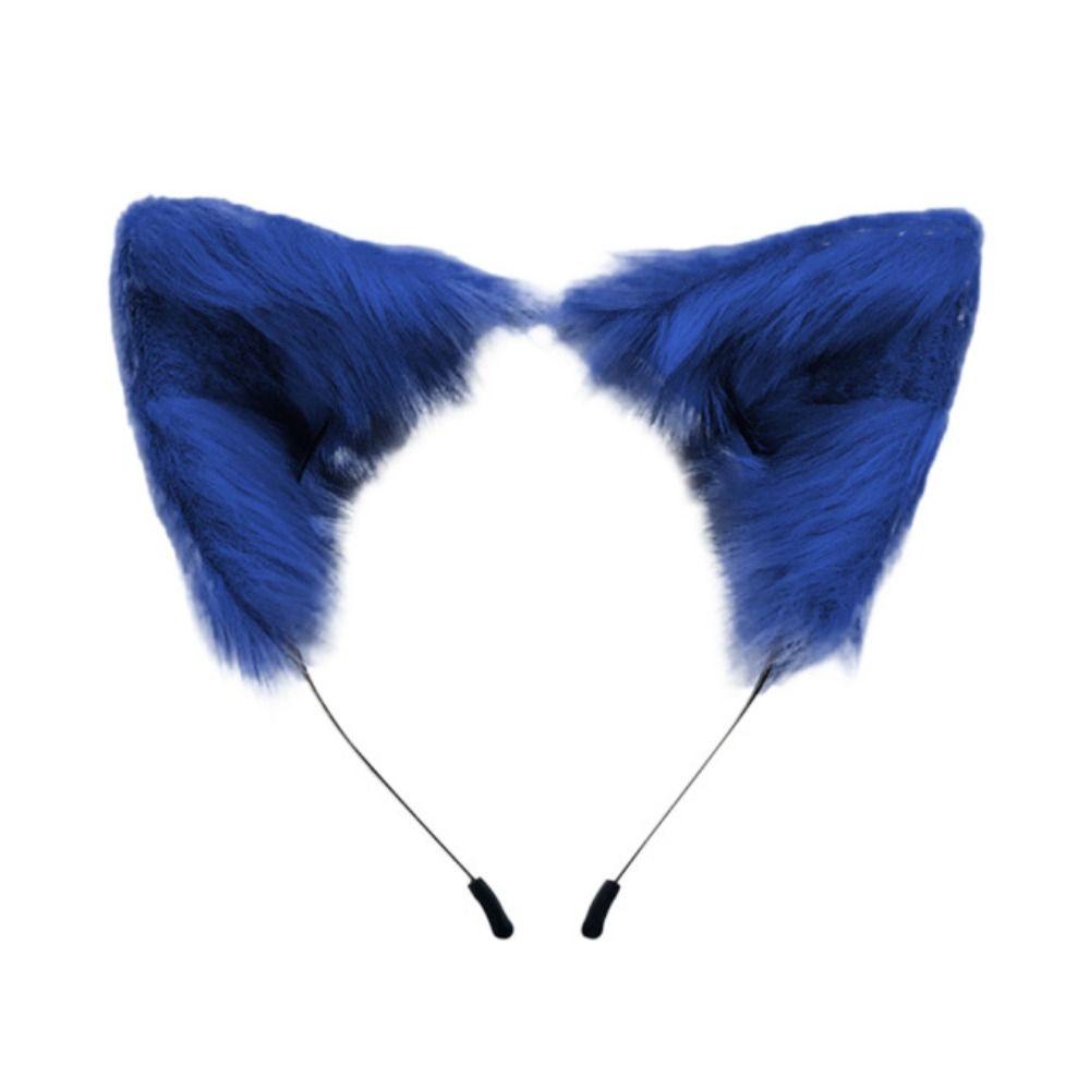 Artificial Plush Fox Cat Ears Cute Cosplay Hair Accessories Hair Band Animal Ears Headwear Party