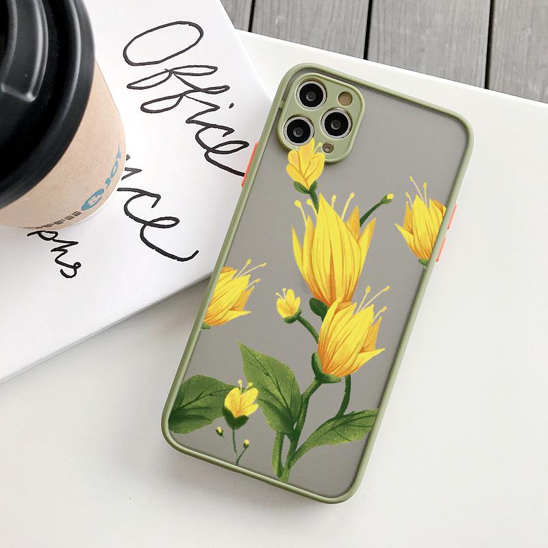 Чехол для телефона с цветами подсолнуха и хризантемами для iPhone 16 15 12 11 13 14 Pro Max XS XR X 15 14 7 8 Plus SE2 Ударопрочная задняя крышка