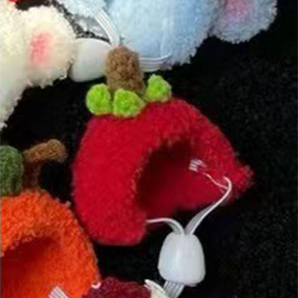 Fashion Woolen Plush Hat Mini Pet Supplies Animal Doll Hat for Hamster Golden Silk Bear