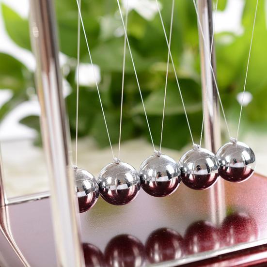 Newtons Cradle Classic Balance Balls 5 маятниковых шариков Physics Perpetual Motion Настольные игрушки