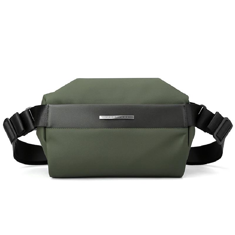 Fashion Solid Color Men Waist Packs 2022 New High Quality Waterproof Nylon Crossbody Bags Casual Sport Storage Chest Bag Pocket