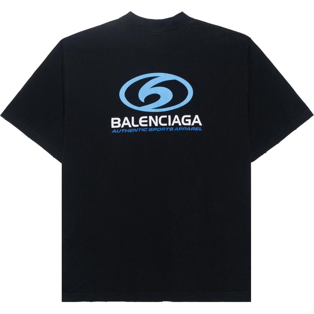 Balenciaga logo mock-neck T-shirt 764235TPVU61165