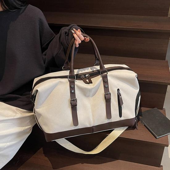 Weekender Duffle Bag Large Carry-on Tote with Shoe Compartment Crossbody Travel Overnight Bag for Gym Hospital Yoga Dance