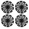 4 Pcs 15in Wheel Hub Cap Full Protection Stylish Look Universal Fit Wheel Rim Cover Hubcaps for Any