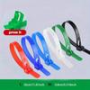100PCS Buckle Self-locking High Quality Nylon Cable Ties, Reusable Cable Ties, Cable Ties, Adjustable Cable Ties