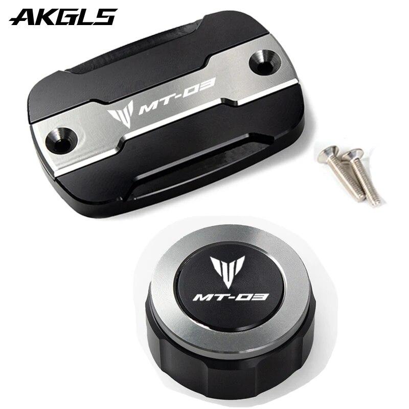 For Yamaha MT03 MT-03 2015-   2022 Motorcycle Front and Rear Brake Cylinder Main Fuel Tank Cap Fuel Cap Accessories