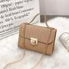 Женская Сумка на Цепочке Crossbody с Поворотным Замком - Квадратная Сумка, Подходящая для Повседневного Использования