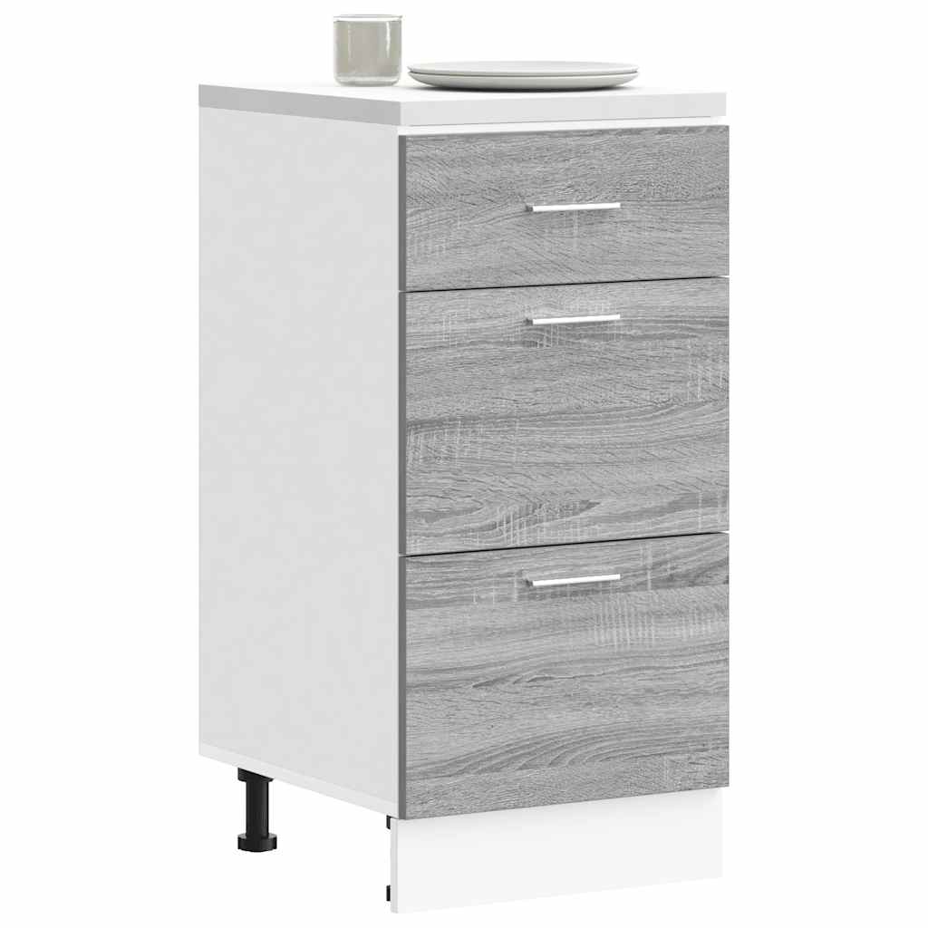 Under Cabinet Lyon Grey Sonoma 40 x 46 x 81.5 cm Particleboard