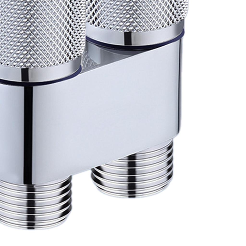 1 в 2 выхода двойной регулирующий клапан герметичный 1 в два выхода двойной регулирующий угловой клапан для крана биде водопроводные трубы ванная кухня