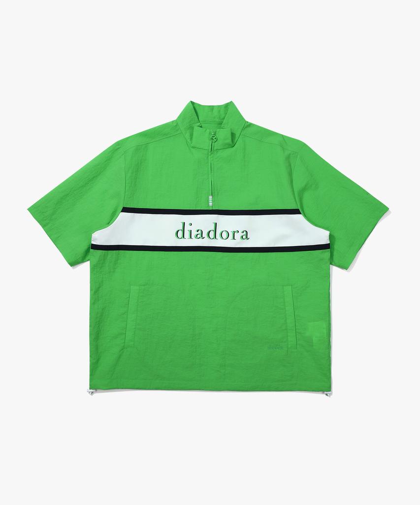 Diadora Монтелло Бенто Анорак с коротким рукавом Зеленый