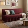 with Skirt Armless Futon Sofa Cover Elastic Sofa Slipcover Universal Couch Cover  Home