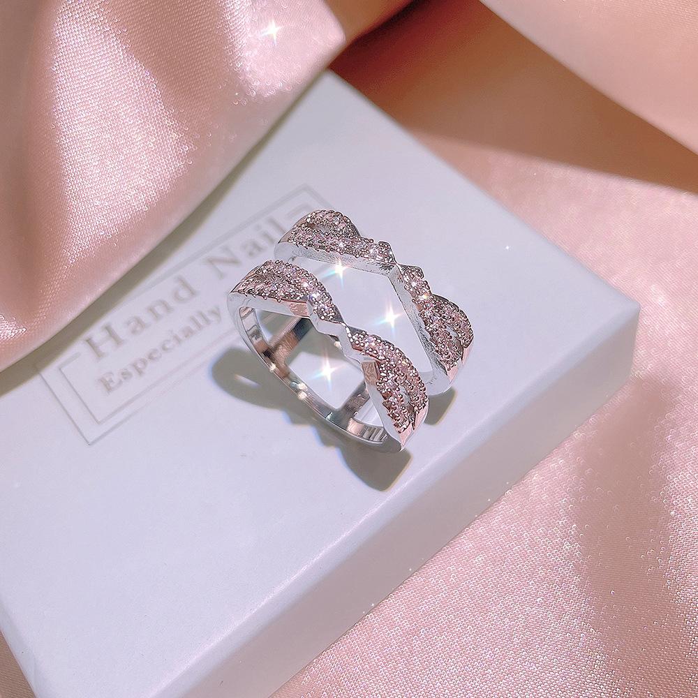 Элегантное женское кольцо из стерлингового серебра с большим цирконом в форме капли воды, кольца на пальцы для женщин, обещание любви, подарки на День святого Валентина