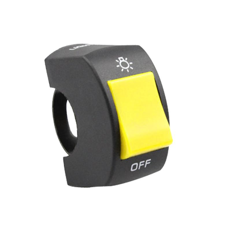 Универсальный мотоциклетный кнопочный переключатель 12 В Кнопка ВКЛ/ВЫКЛ Разъем Переключатели на руле для электронного велосипеда Скутера Мотоцикла