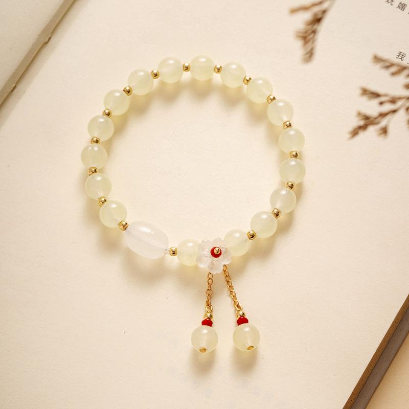 10 мм керамические украшения конфетного цвета полный браслет из бусин эластичный браслет в старинном стиле