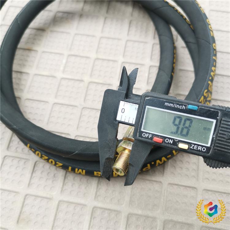 Взрывозащищенный гибкий стальной шланг для солидоловой масленки с удлиненным наконечником высокого давления