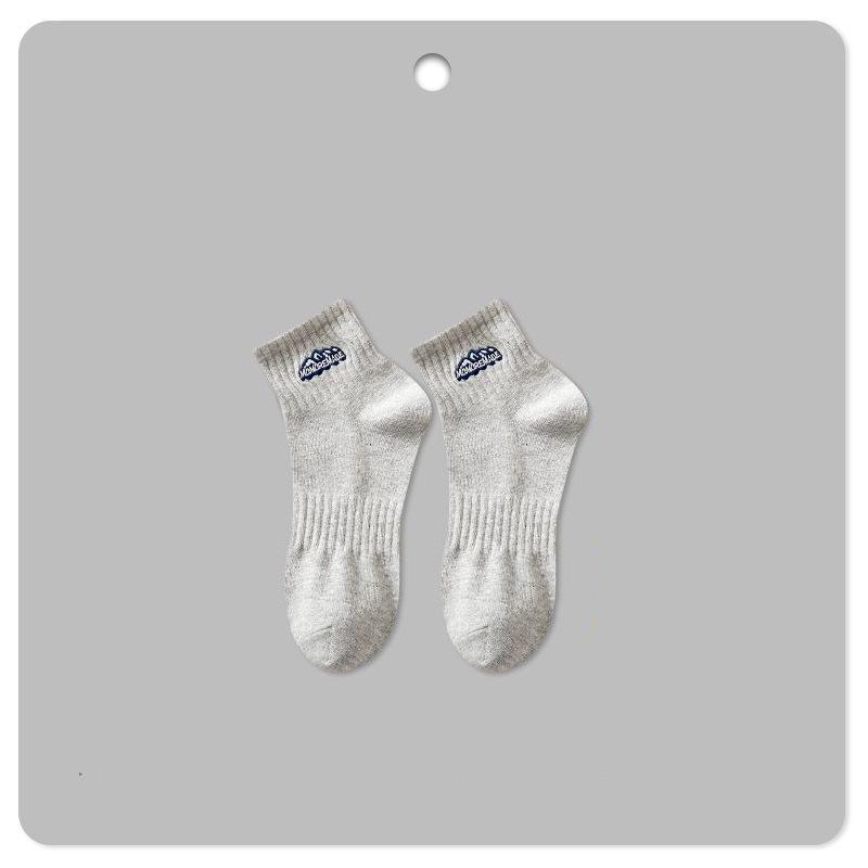 Men's Zhuji Basketball Ankle Socks - Deodorant & Sweat-Absorbent for Spring/Autumn