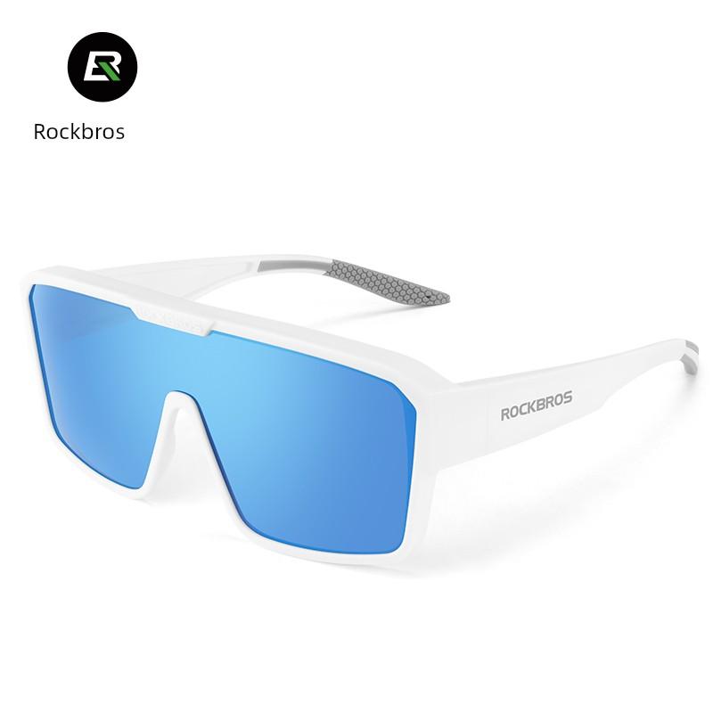 Rockbros Glasses for Riding Polarized Light Myopia Large Frame Set of Glasses Sunglasses Outdoor Travel against Wind and Sand Goggles Men and Women