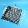 1 шт. Многофункциональная изоляционная сетчатая доска Пластиковая 30x30 см Подложка для дна аквариума Лотток Разделитель-сетка Черно-белый
