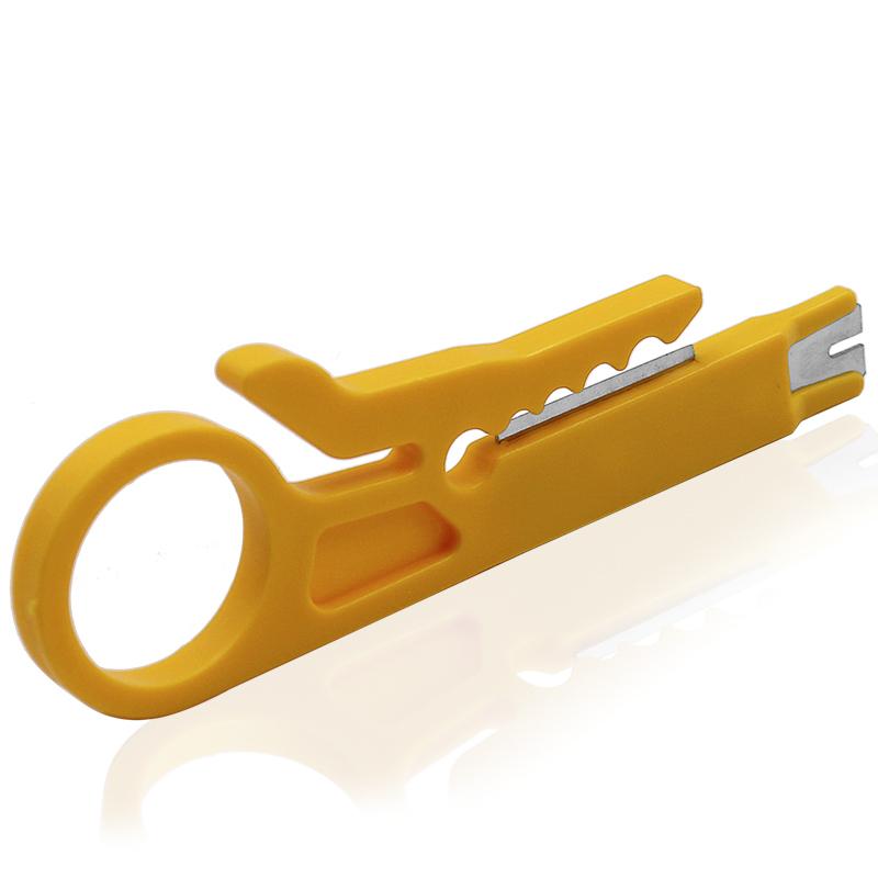 1 шт. Мини-нож для зачистки проводов, портативный обжимной инструмент, плоскогубцы, обжимной инструмент, кусачки для зачистки кабелей, многофункциональные инструменты, карман для линии резки
