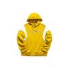 Anta Life Series Logo Patch Plus Velvet Hoodie Men Tops Yellow 152048747-5