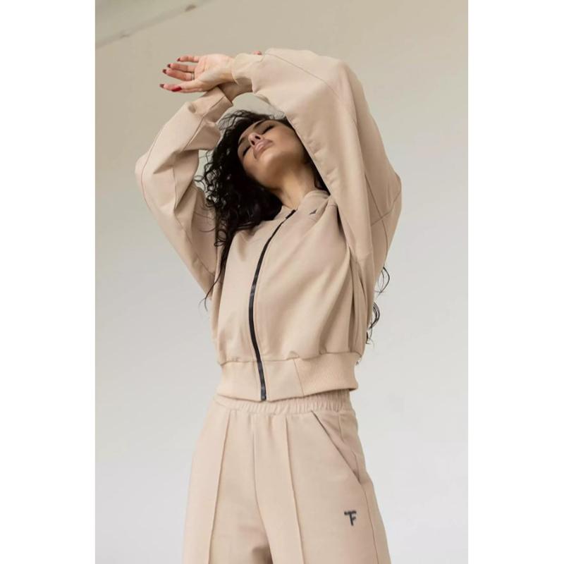 Костюм бомбер и брюки палаццо SET1 TotalFit (06399878)