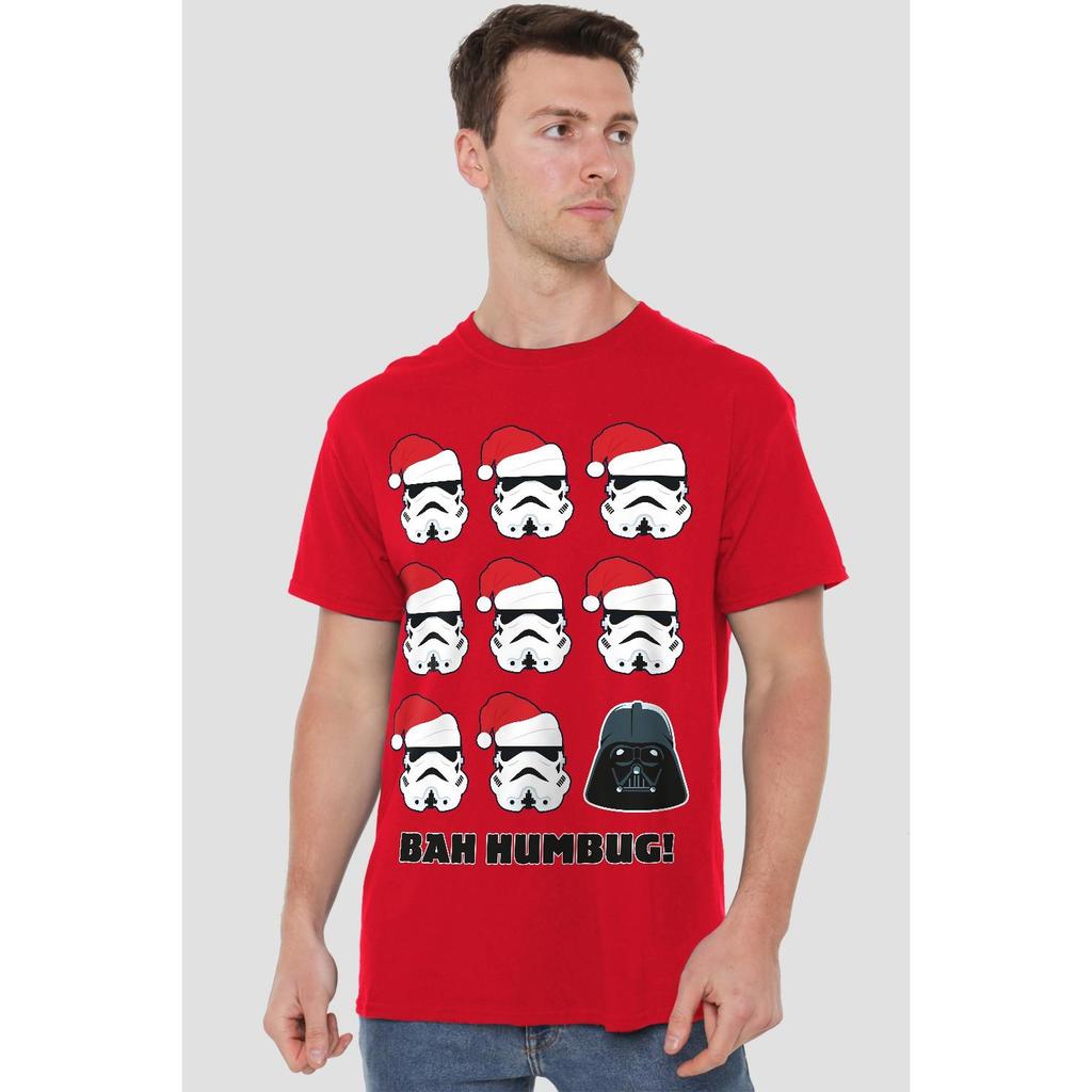 STAR WARS Мужская футболка Bah Humbug Штурмовик Дарт Вейдер
