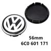 W1262026 New For VOLKSWAGEN VW 4pcs 55-56mm Car Emblem Wheel Center Cap Rim Caps For VW Passat MK5 MK6 Beetle CC Bora Polo Touareg T