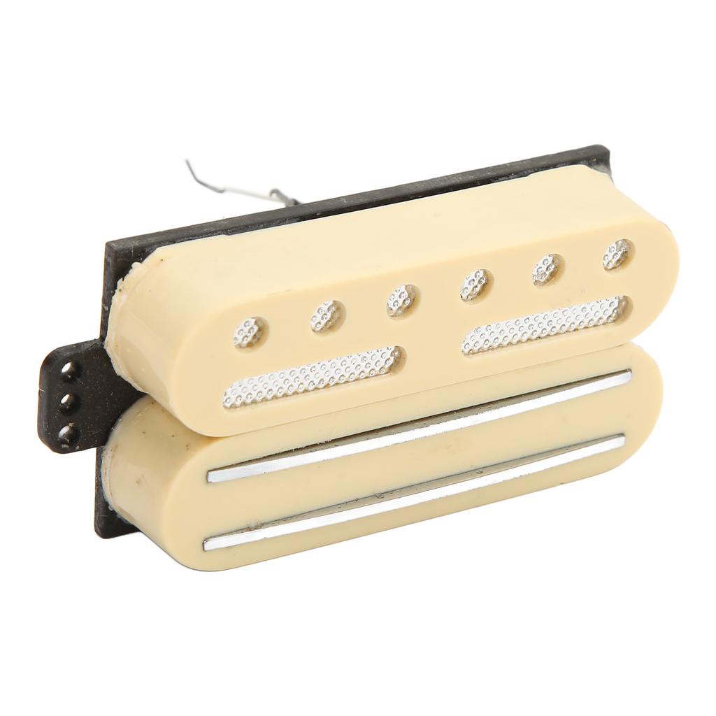 Металлический пластиковый звукосниматель для гитары Сладкий деликатный звук Без шумов Двойная катушка Одинарный звукосниматель