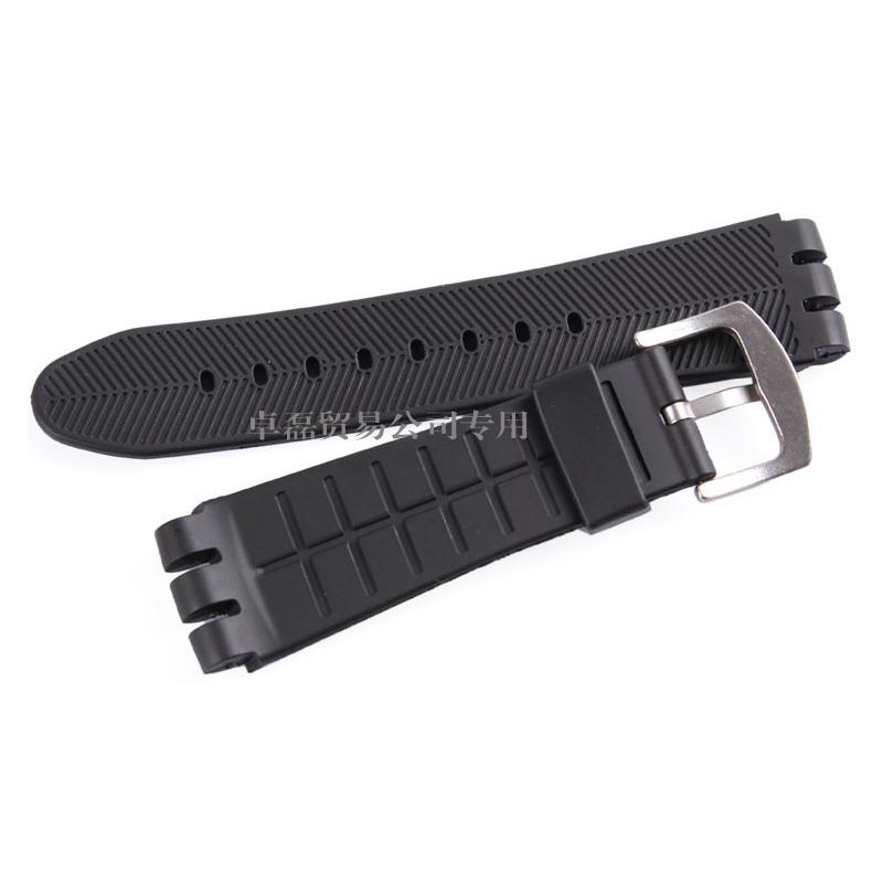 23 мм силиконовый ремешок для часов Swatch YOS440 449 401G 447 448 IRONY Спортивный водонепроницаемый браслет Инструменты Браслет Черный Синий