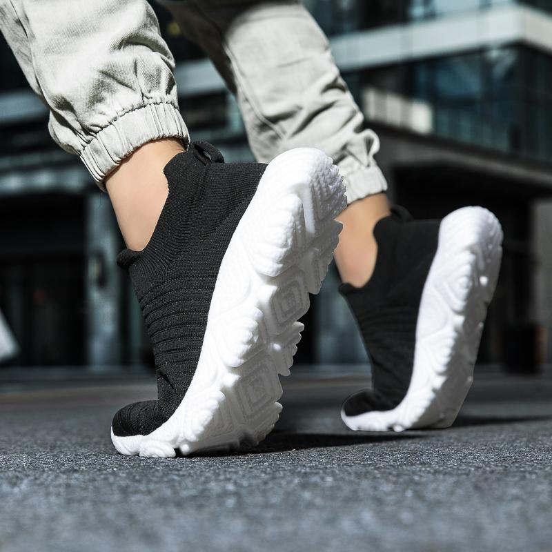 Outdoor Walking Men'S Casual Suit Wearing Mesh Platform Fashion Sneakers Breathable Large Size Versatile Vulcanized Shoes 39-47