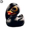 2024 Duck Statue Gothic Sculpture Punk Animal Figurine Resin Desk Decoration Collectible Figurines Satan Duck Tabletop Ornaments