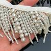 DIY Pearl Tassel Accessories Dress Hanging Fringe Beard Fringe Fringe Fashion Clothing Lace Curtain Lighting Home Textile Tassel