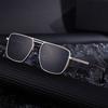 Punk Double Beam Sun Glasses Big Frame Men Eyewear Personalized Square Sunglasses  Unisex