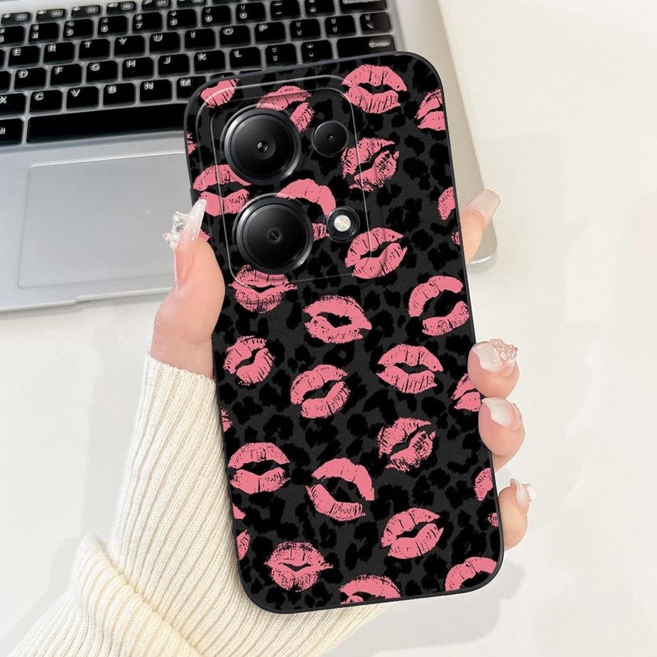 For Xiaomi Redmi Note 13 Pro 4G Case Cute Fashion Cartoon Cover Soft TPU Phone Cases For Redmi Note 13 Pro Plus Note13 5G Bumper