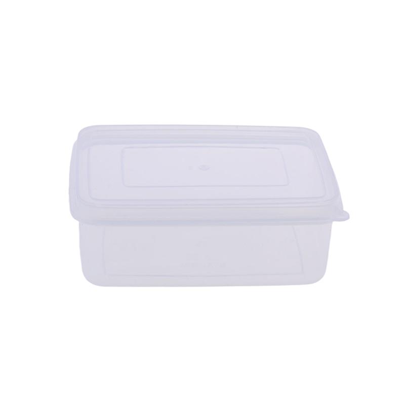 300/500 мл Прозрачный пластиковый прямоугольный контейнер для хранения, Специальный для холодильника, Герметичный, Пищевой, Кухонный контейнер для хранения