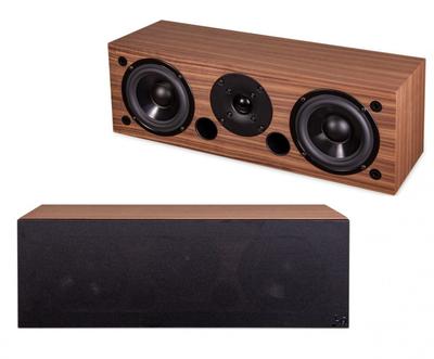 Acoustique Quality WEGA 51 - Двухполосный центральный громкоговоритель домашнего кинотеатра мощностью 120 Вт / ОРЕХ , Acoustique Quality
