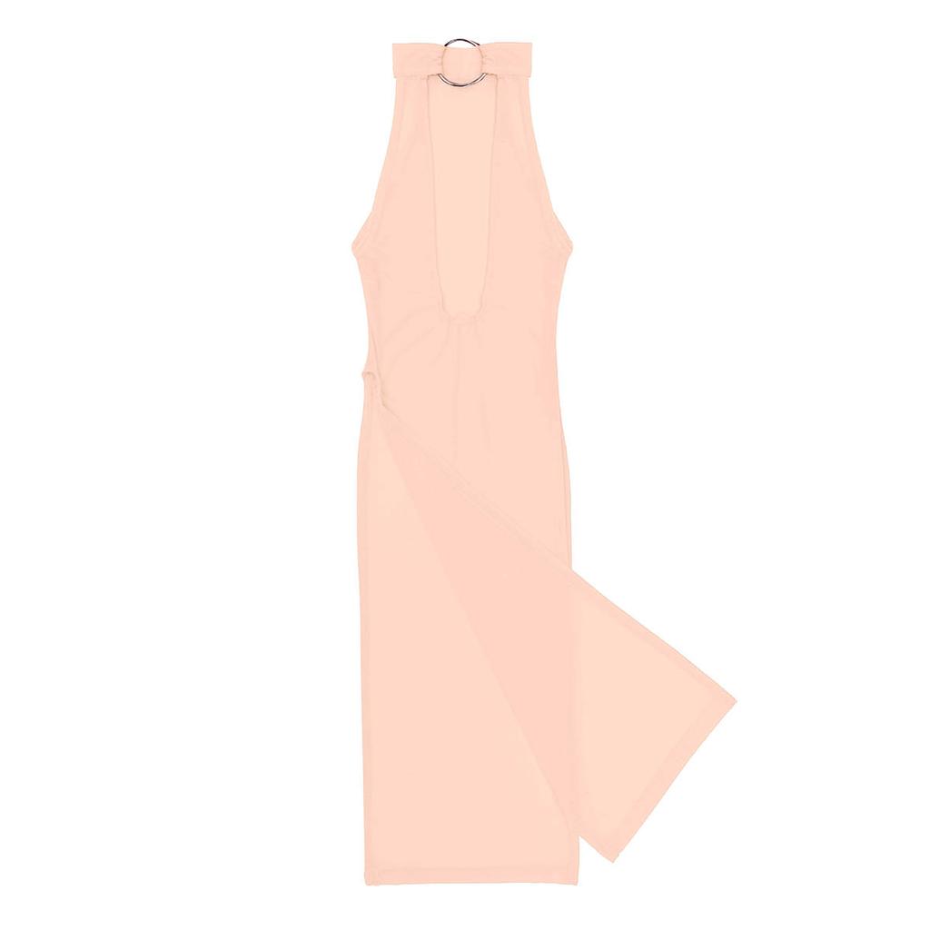 Женское нижнее белье, ультратонкое платье с бретелькой на шее и высоким разрезом, Cheongsam, платье с разрезом, коктейльное платье