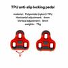 3-Hole Cycling Cleats Anti-Slip Bike Pedal Cleats for Look KEO Pedals Indoor Cycling Training