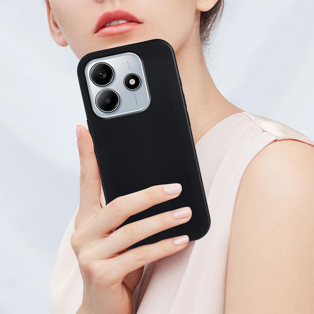 Для Xiaomi Redmi Note 14 5G (Китай)/Xiaomi Poco M7 Pro 5G/Xiaomi Redmi Note 14 5G Чехол из ТПУ Мягкий Матовый Защищающий от отпечатков пальцев Задняя крышка для телефона