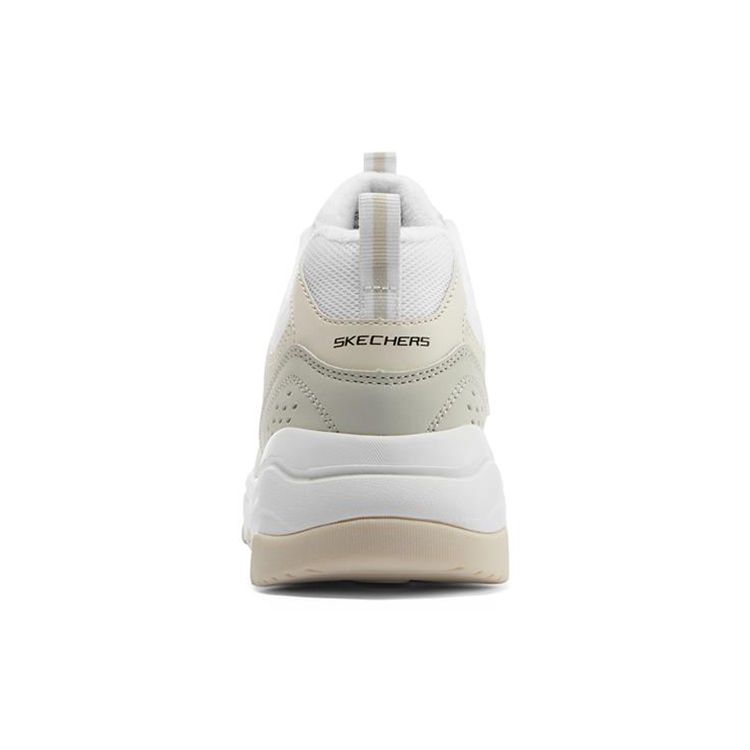 Skechers I-Conik Women Natural Low Top Dad Shoes Mesh Leather Fabric Supportive Breathable Lightweight 8730074-NAT