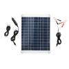 Solar Panel 15W Durable Sensitive 3 Type Connection Portable Convenient Solar Car Battery Charger